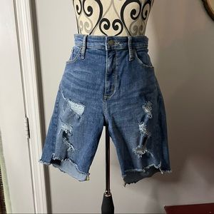 High Rise Bermuda Shorts